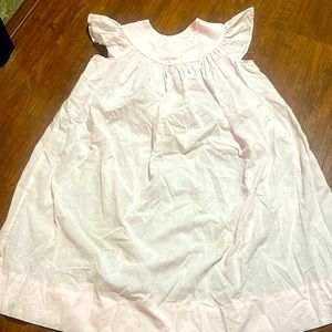 Kelly’s Kids pink sundress size 7-8 Swiss dot